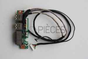 Carte prise USB + RJ11 + RJ45 pour MSI MEGABOOK EX600