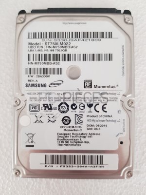 Disque SATA 2\"1/2 Seagate 750 GB