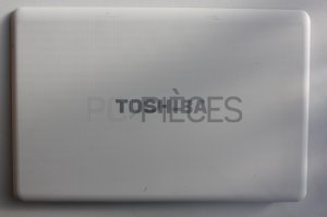 Plasturgie arriere ecran Blanc Toshiba Satellite C660