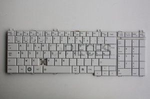 Clavier Blanc Toshiba Satellite C660 (manque la touche C )