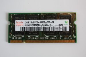 Memoire SIMM Asus X70 serie IO