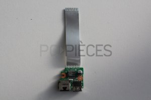 Carte 1 port USB + prise RJ45 pour HP Pavilion 17