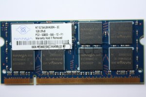 Memoire SIMM Asus A6T