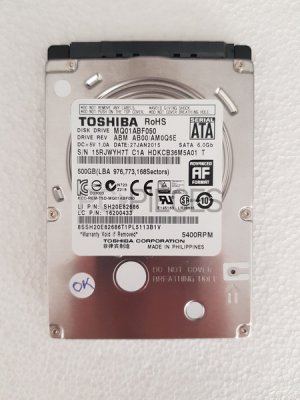 Disque SATA 2\"1/2 Toshiba 500GB