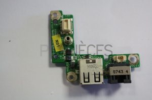 Carte 2 ports USB + RJ45 pour ACER TravelMate 6292