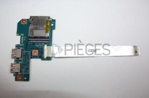 Carte 2 ports USB + lecteur carte SD + nappe Packard Bell Easyno