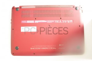 Plasturgie coque inferieure rouge HP Envy 4