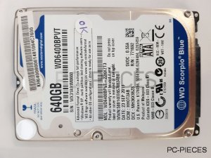 Disque SATA 2\"1/2 Western Digital 640GB