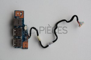 Carte prise USB + RJ11 pour Packard Bell TJ66
