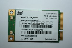 Carte WIFI Toshiba Satellite L655D