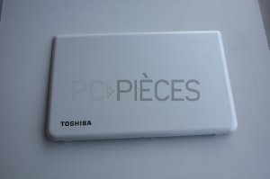 Plasturgie arriere ecran blanc Toshiba Satellite C55