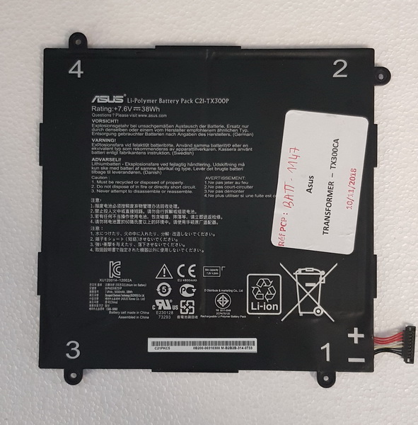 Batterie d'origine Asus TRANSFORMER TX300CA