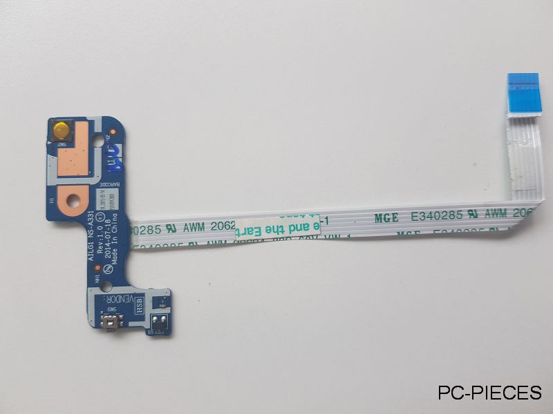Carte bouton d'allumage Lenovo G serie 70-80 Carte bouton d'allumage Lenovo G serie 70-80