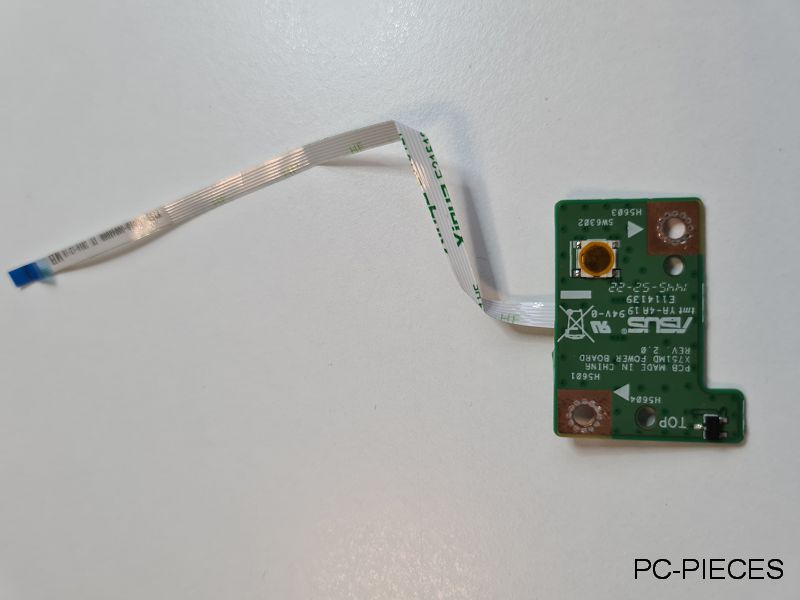 Carte bouton allumage Asus X 751M Carte bouton allumage Asus X 751M