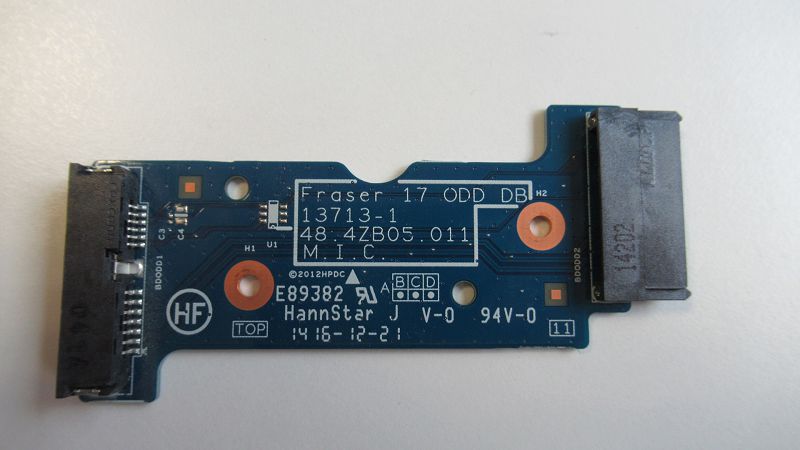 Carte connecteur Lecteur DVD vers carte mere HP Probook 470 G1 Carte connecteur Lecteur DVD vers carte mere HP Probook 470 G1