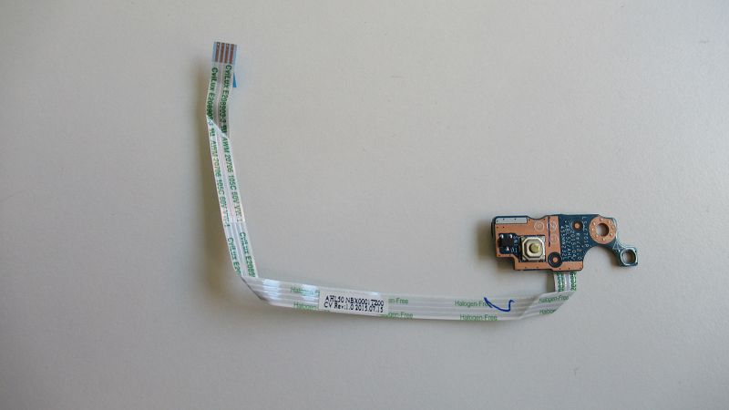 Carte bouton d'allumage HP Pavilion 15-AF110NF Carte bouton d'allumage HP Pavilion 15-AF110NF