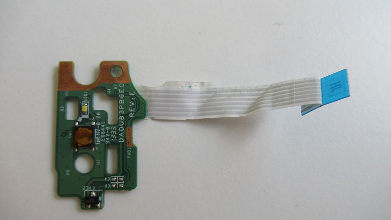 Carte bouton d'allumage HP Pavilion 15-N059SF Carte bouton d'allumage HP Pavilion 15-N059SF