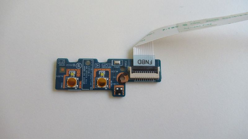 Carte bouton d'allumage HP Probook 470 G1 Carte bouton d'allumage HP Probook 470 G1