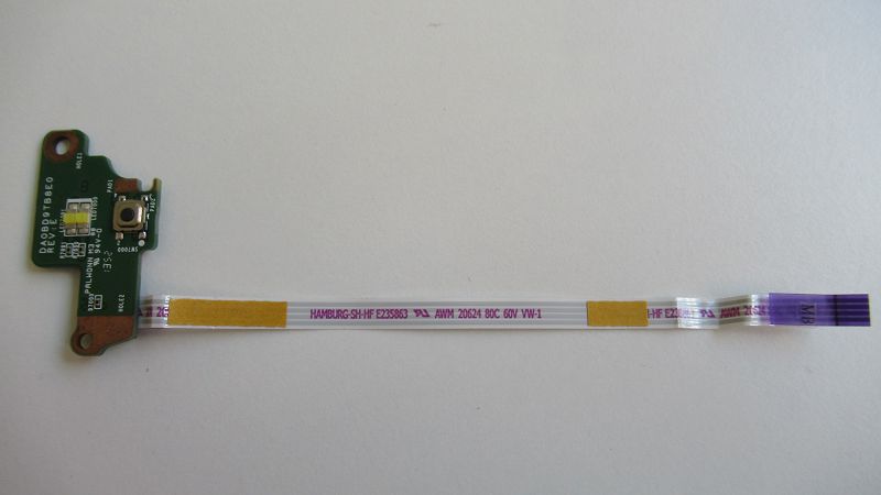 Carte bouton d'allumage Toshiba Satellite L50-A-151 Carte bouton d'allumage Toshiba Satellite L50-A-151
