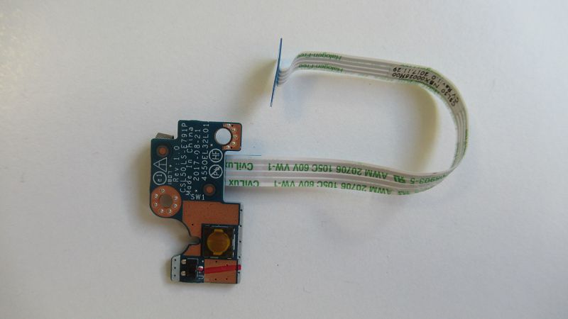 Carte bouton d'allumage HP Pavilion 15-BS074NF Carte bouton d'allumage HP Pavilion 15-BS074NF