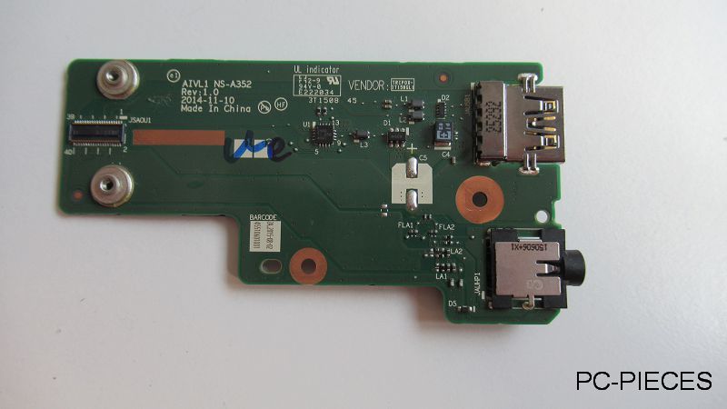 Carte prise USB + sortie SON Lenovo Thinkpad L450 Carte prise USB + sortie SON Lenovo Thinkpad L450