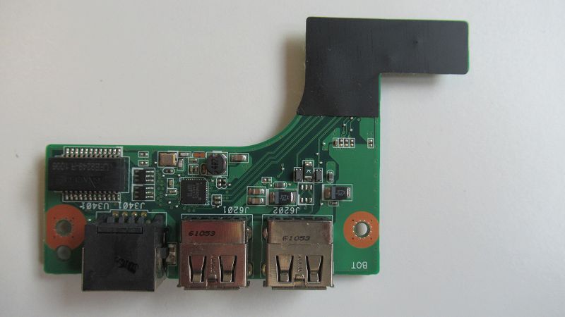 Carte Ethernet + 2 prises USB pour Asus N 73S Carte Ethernet + 2 prises USB pour Asus N 73S