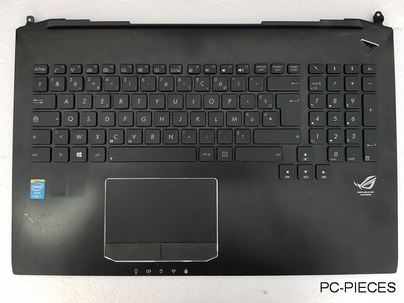 Clavier Asus G 750J avec plasturgie