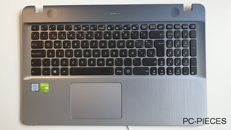 Clavier Asus F 541UV avec plasturgie Grise
