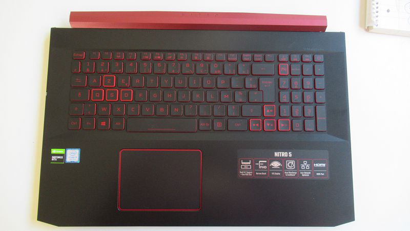 Clavier Acer Nitro AN517-51-57EG Clavier Acer Nitro AN517-51-57EG