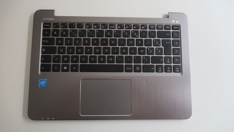 Clavier Asus E 403S avec plasturgie Grise Clavier Asus E 403S avec plasturgie Grise