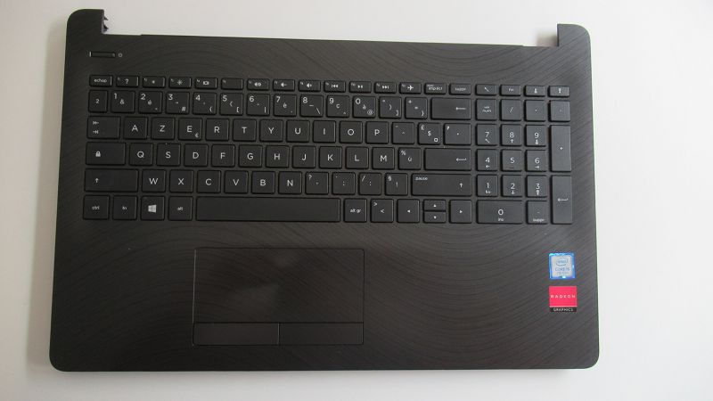 Clavier HP Pavilion 15-BS074NF avec plasturgie Noire