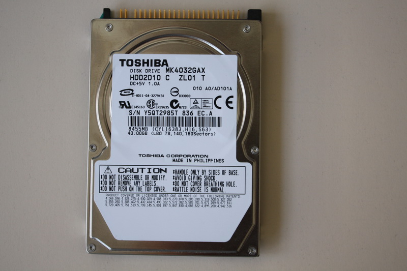 Disque IDE 2"1/2 Hitachi 40 GB