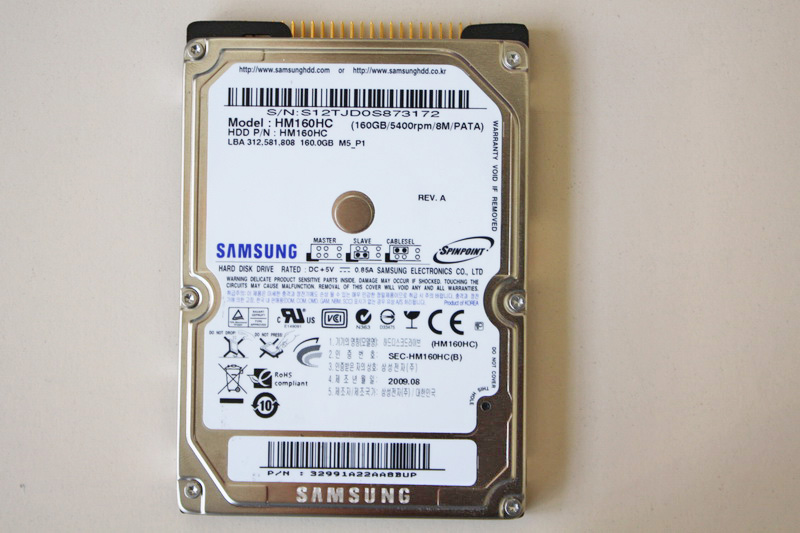 Disque IDE 2"1/2 Samsung 160 GB