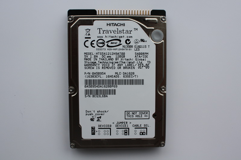 Disque IDE 2"1/2 Asus 120 GB