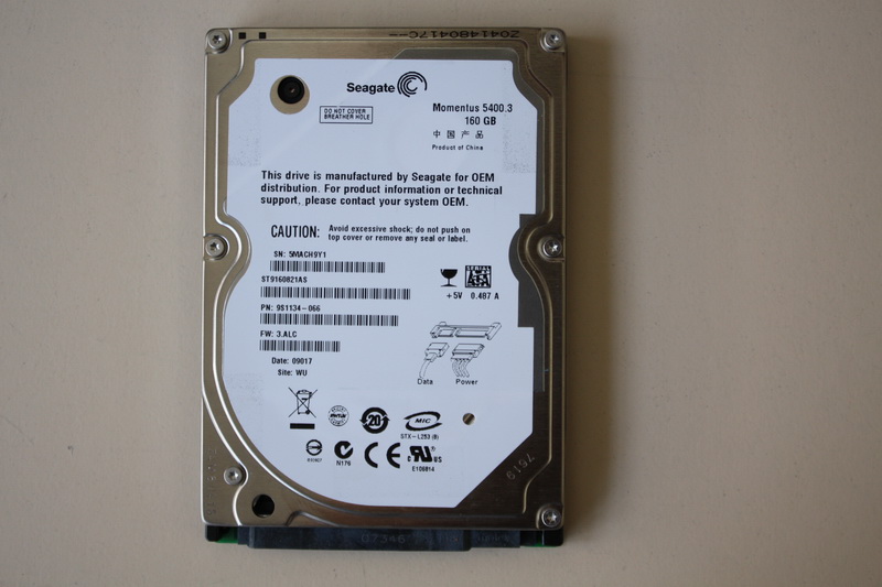 Disque SATA 2"1/2 Seagate 160 Go