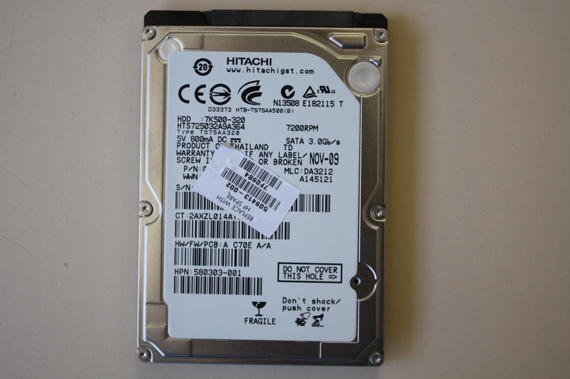 Disque SATA 2"1/2 Hitachi 320 Go