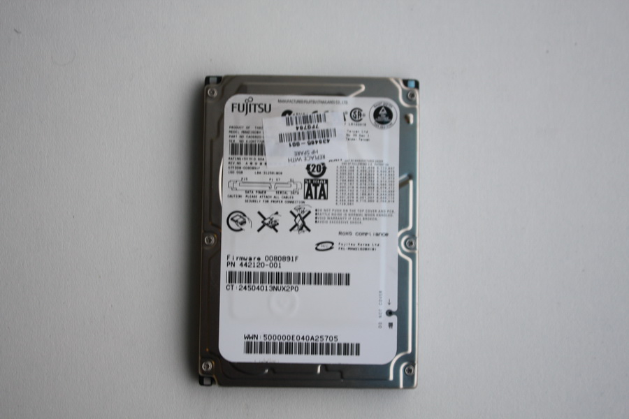 Disque SATA 2"1/2 Fujitsu 160 Go