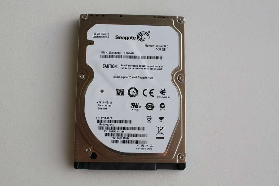 Disque SATA 2"1/2 Seagate 500 Go