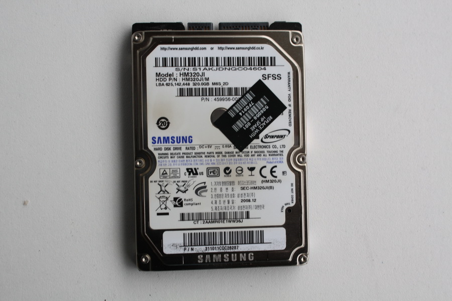 Disque SATA 2"1/2 Samsung 320 Go