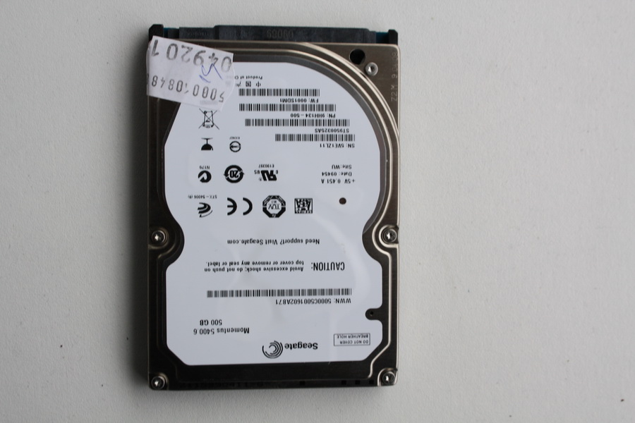 Disque SATA 2"1/2 Seagate 500 Go