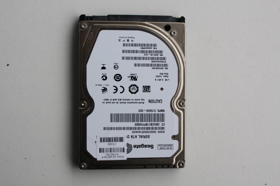 Disque SATA 2"1/2 Seagate 320 Go