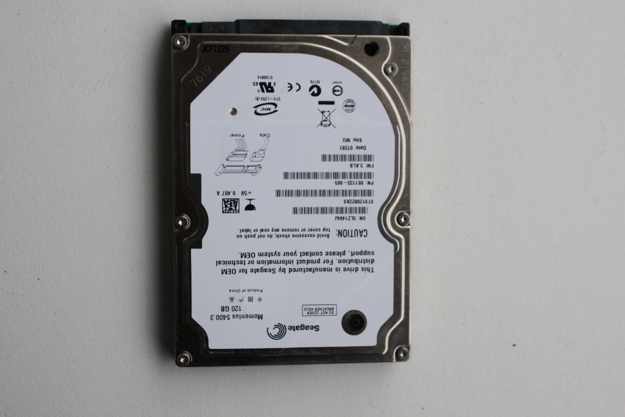 Disque SATA 2"1/2 Seagate 120 Go