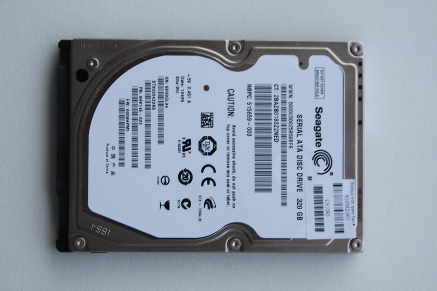 Disque SATA 2"1/2 Seagate 320 Go Disque SATA 2"1/2 Seagate 320 Go