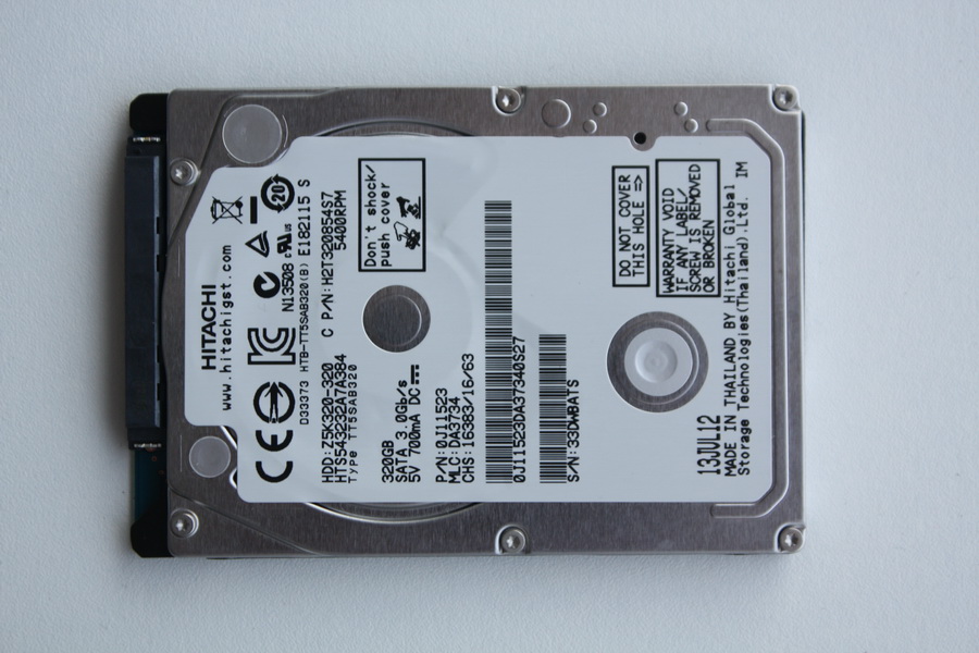 Disque SATA 2"1/2 Hitachi 320 Go