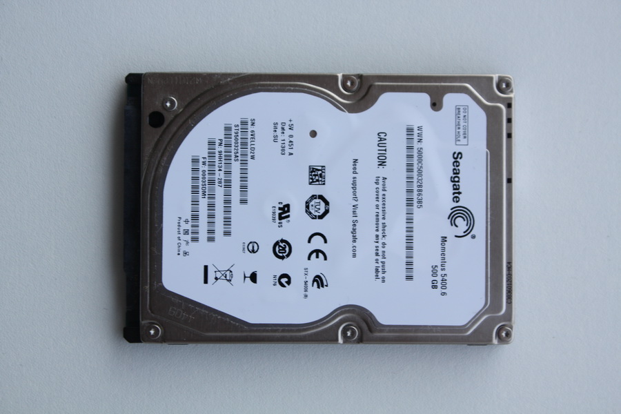 Disque SATA 2"1/2 Seagate 500 Go