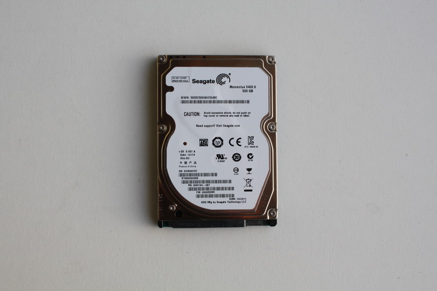 Disque SATA 2"1/2 Seagate 500 Go