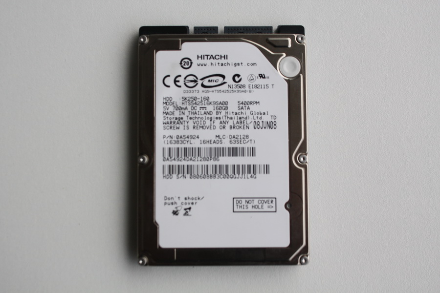 Disque SATA 2"1/2 Hitachi 160Go Disque SATA 2"1/2 Hitachi 160Go