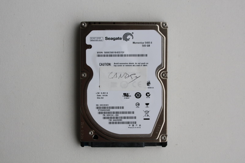 Disque SATA 2"1/2 Seagate 500 Go