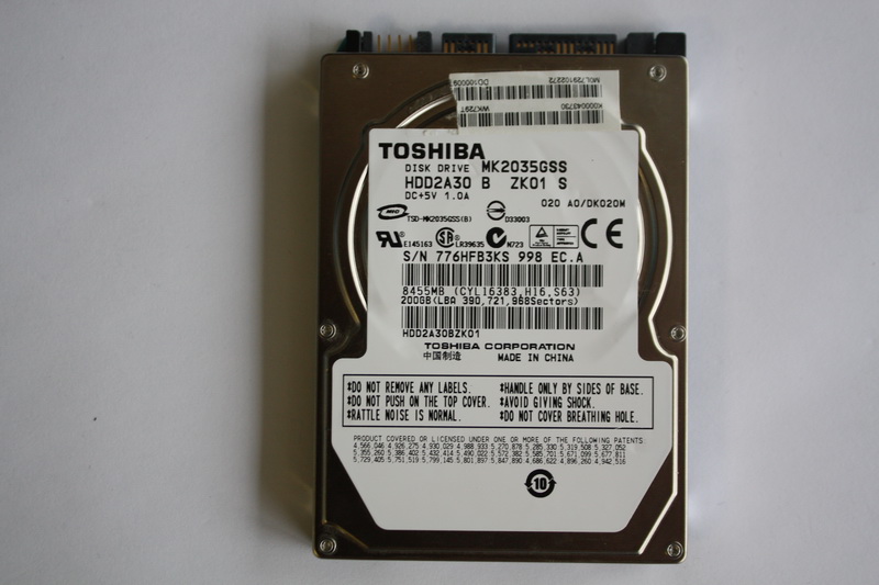 Disque SATA 2"1/2 Toshiba 250 Go Disque SATA 2"1/2 Toshiba 250 Go