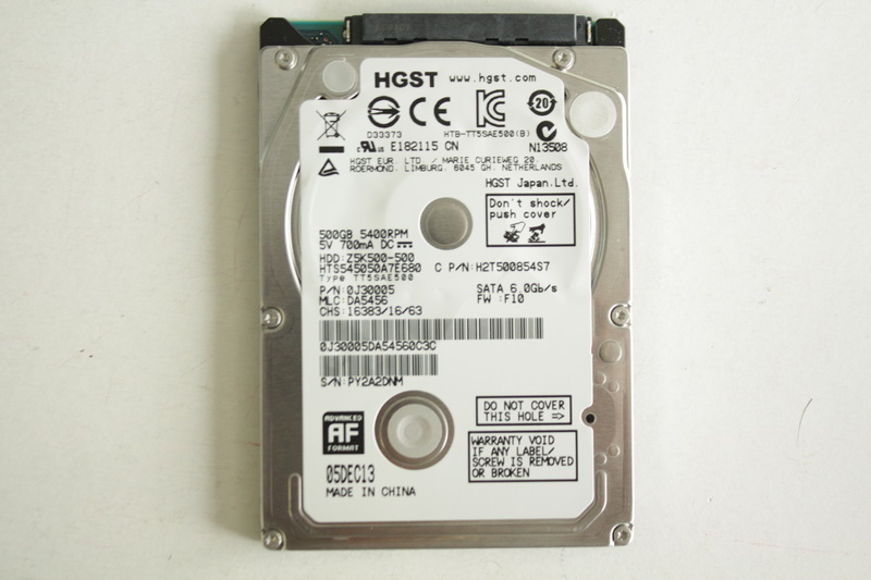 Disque SATA 2"1/2 HGST 500 Go